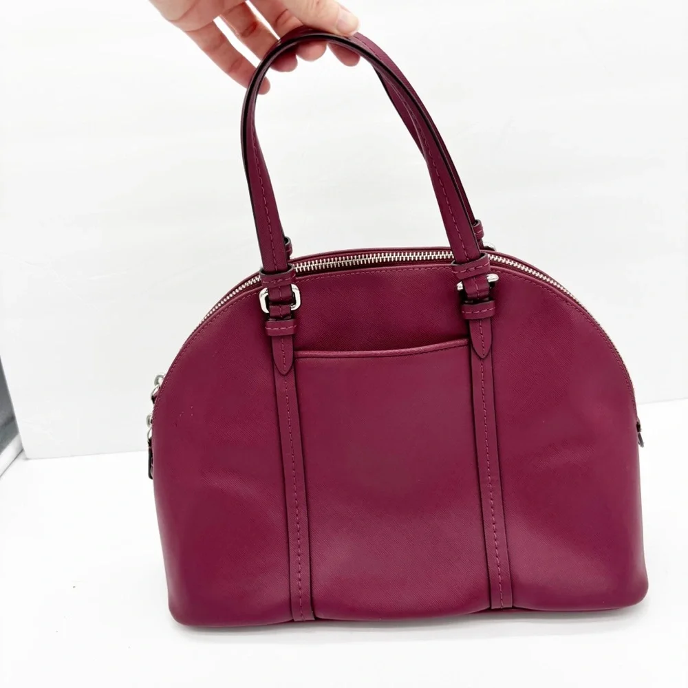 Coach Peyton Leather Satchel Purse
